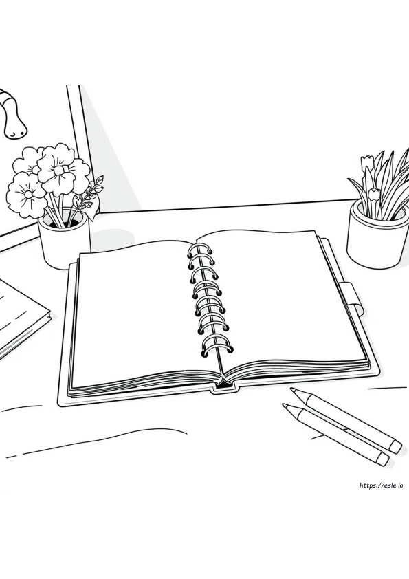 Agenda Avec Pages De Coloriage