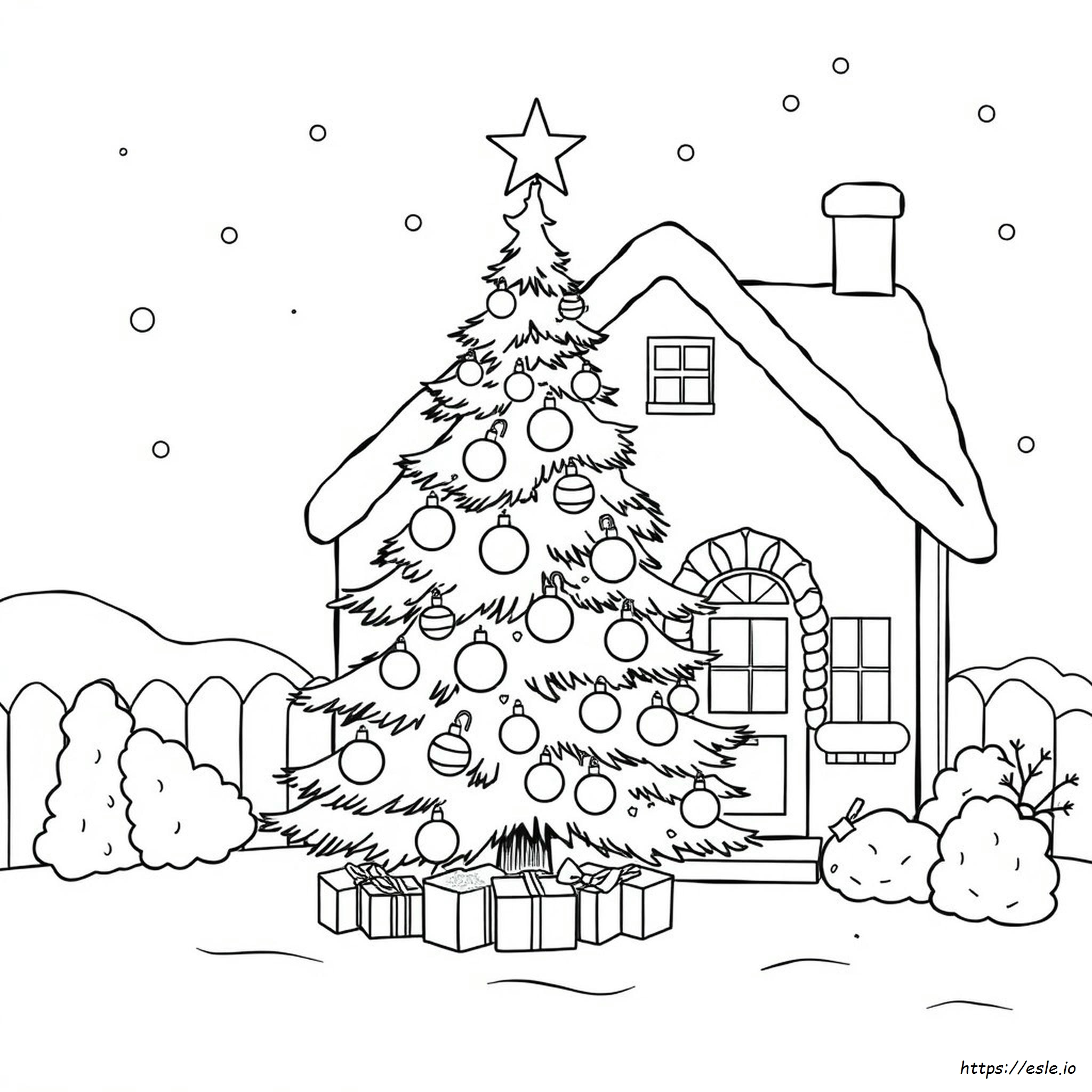 Gratis Kleurplaten Voor Kerstmis kleurplaat