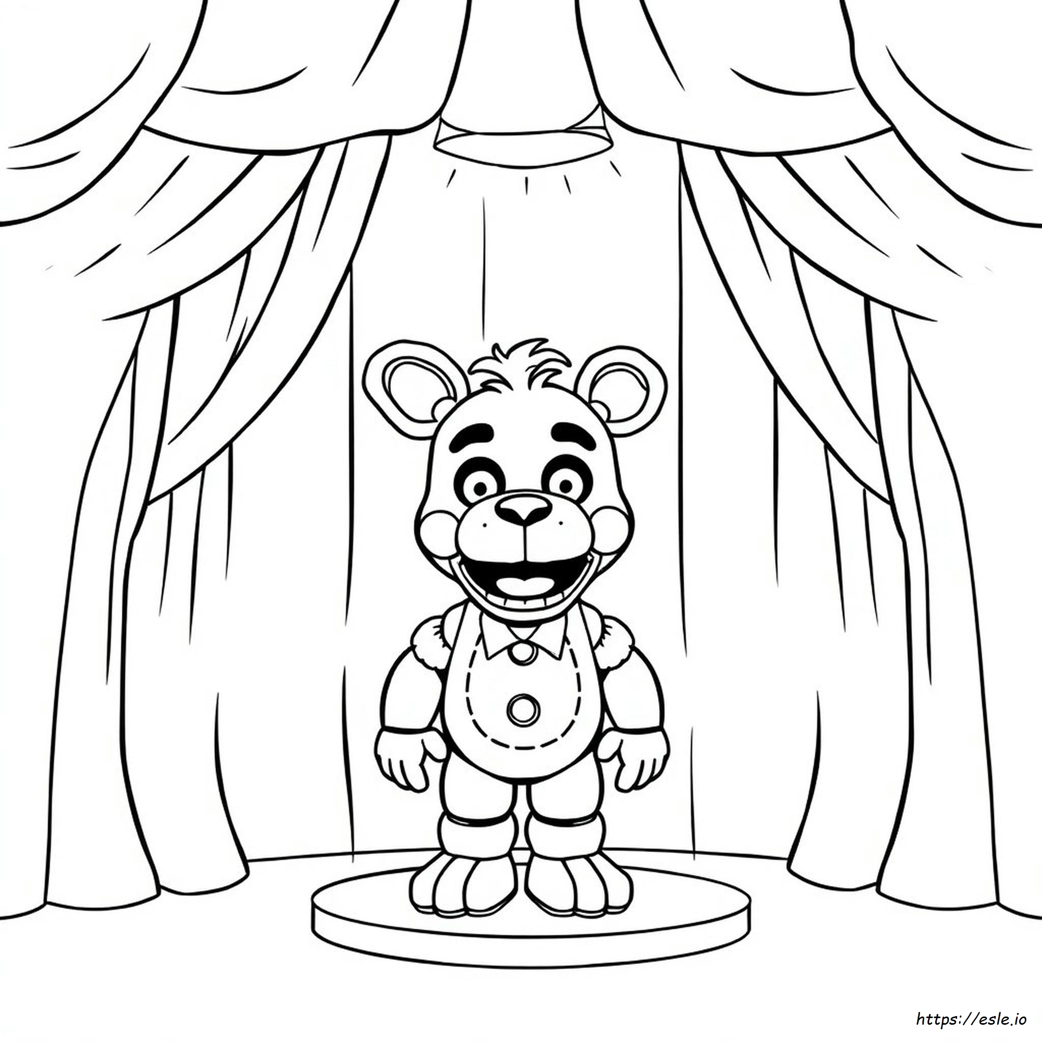 Fnaf Kukla Boyama Sayfaları