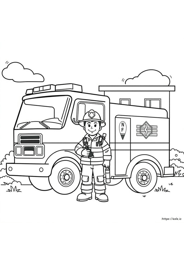 Fire Prevention Coloring Pages