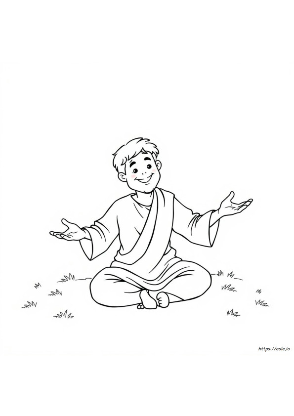 Coloriage Jean 4 10