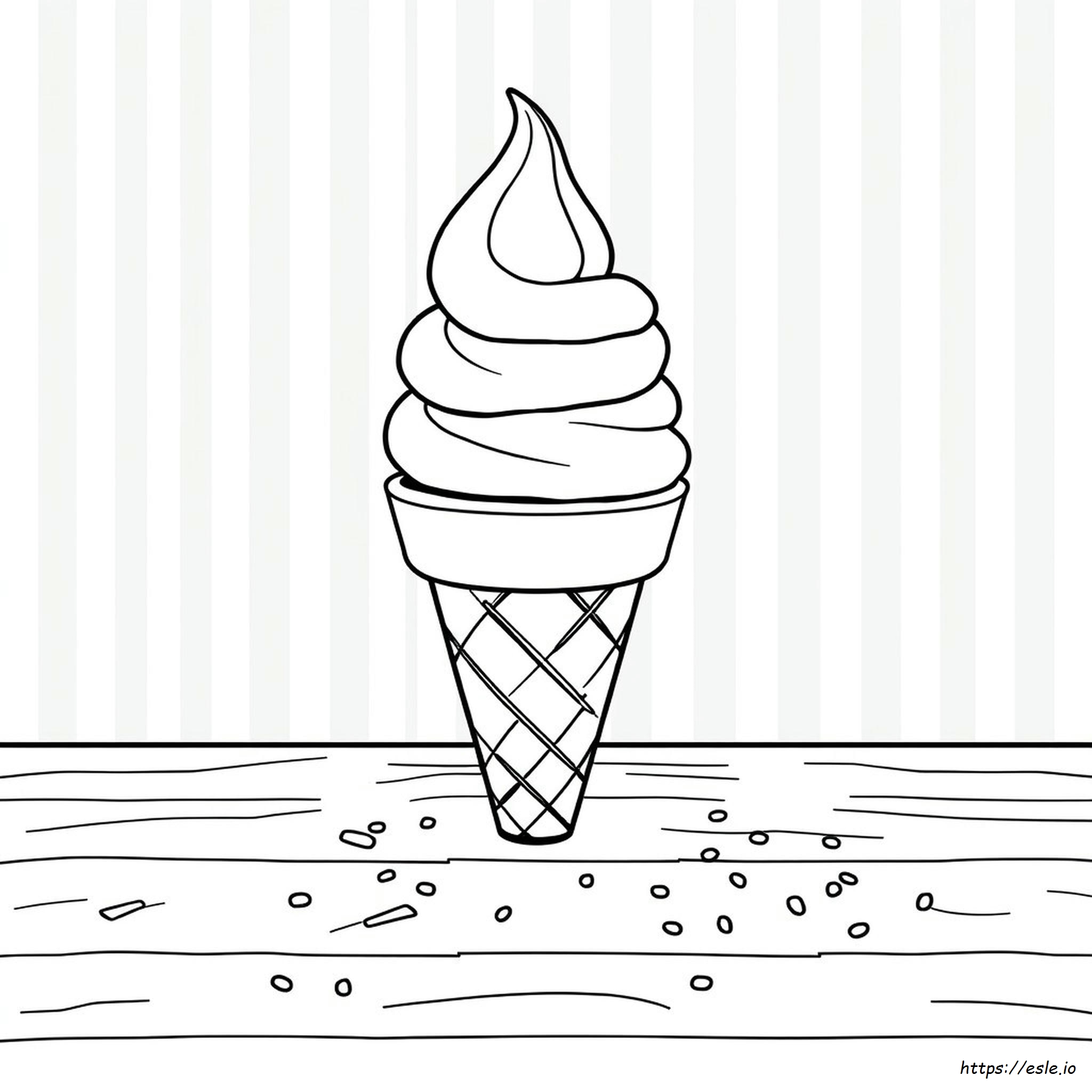 Cute Ice Cream Coloring Pages To Print