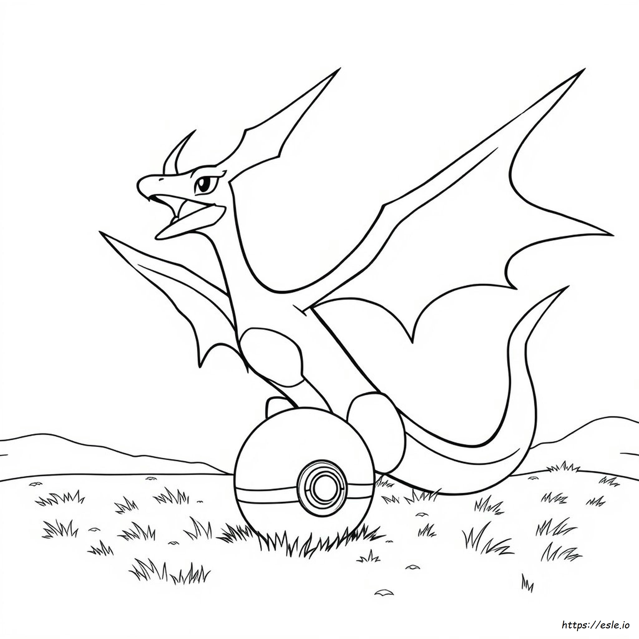 Pokemon Rayquaza Kleurplaten kleurplaat