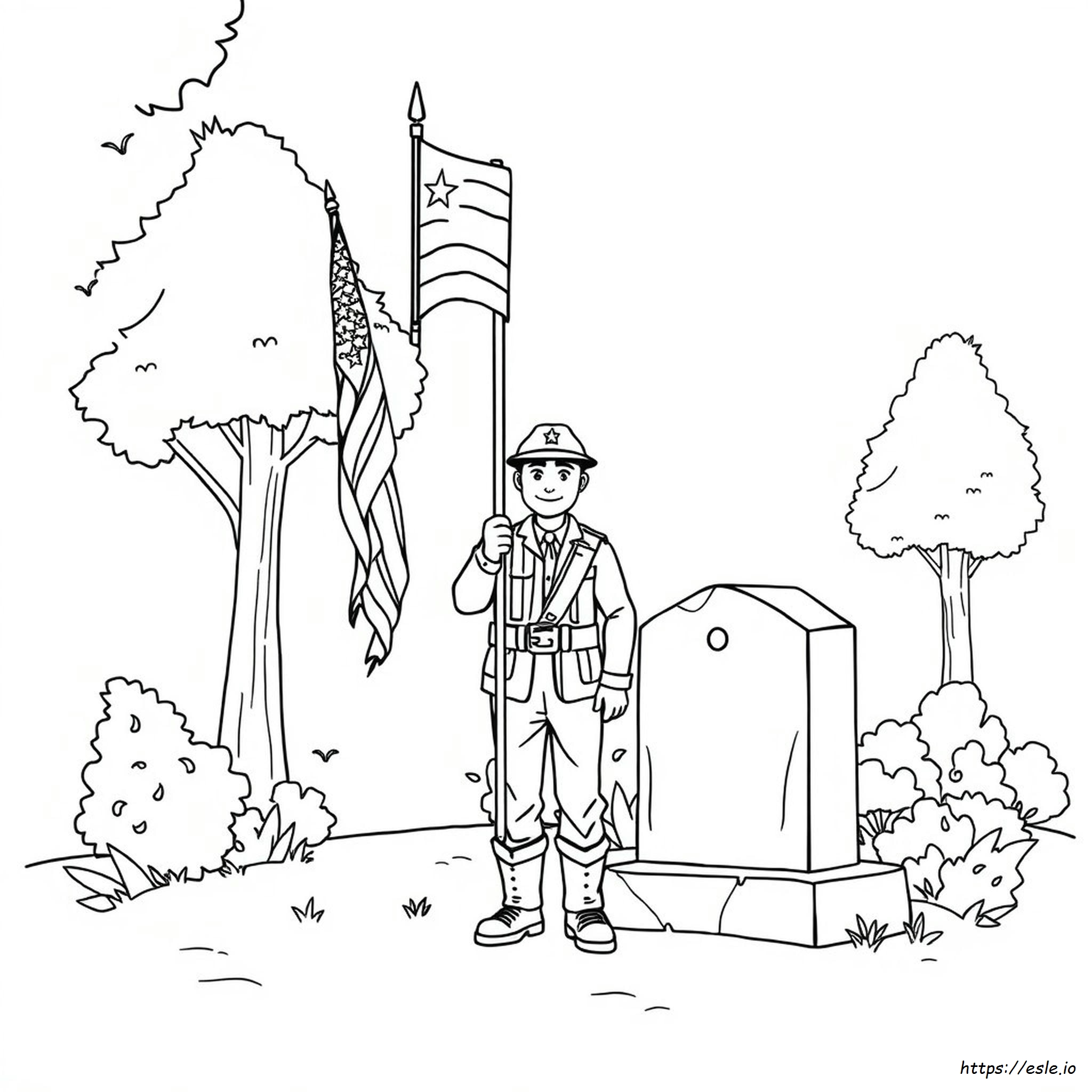 Veteraan Kleurplaten Printbaar kleurplaat