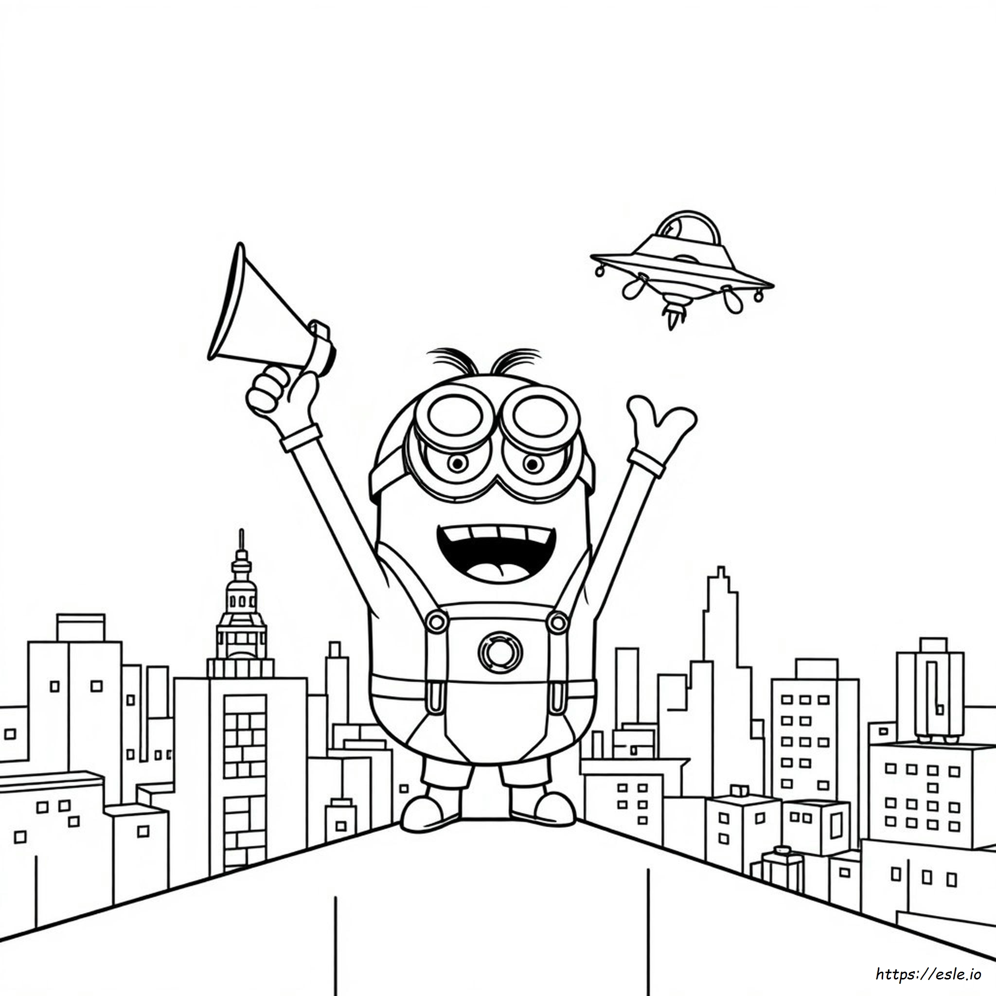 Coloriage Mega Minion Tim