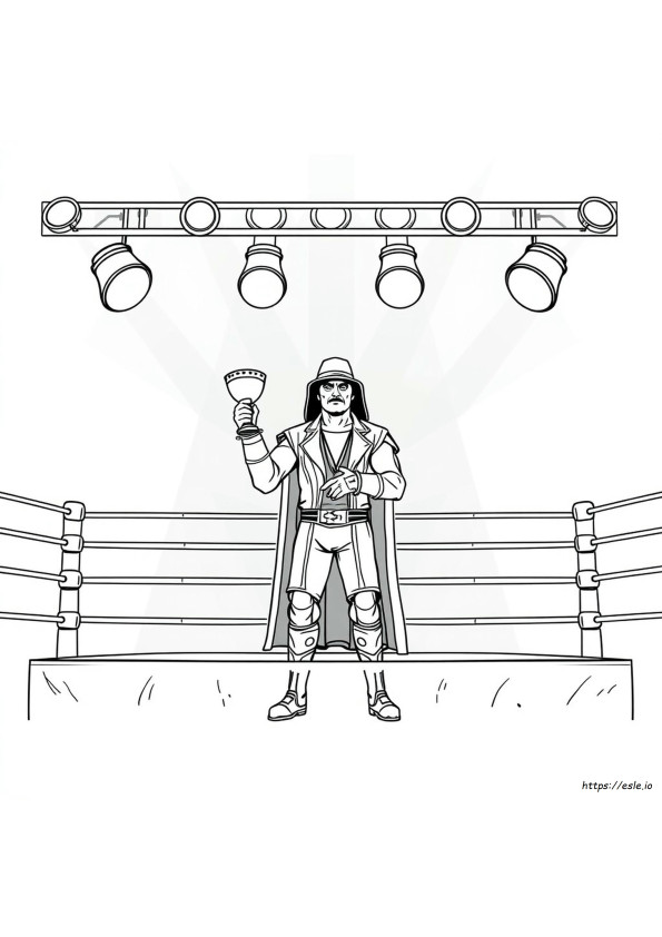 Coloriage Wwe Undertaker