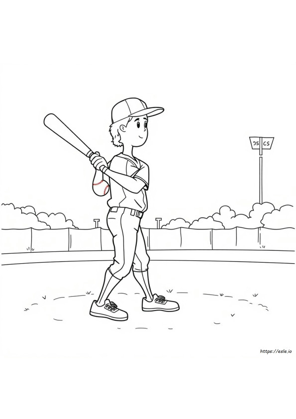 Coloriage Baseball