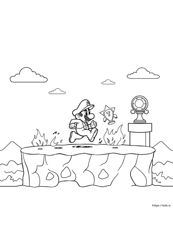 Coloriages Mario Smash Bros