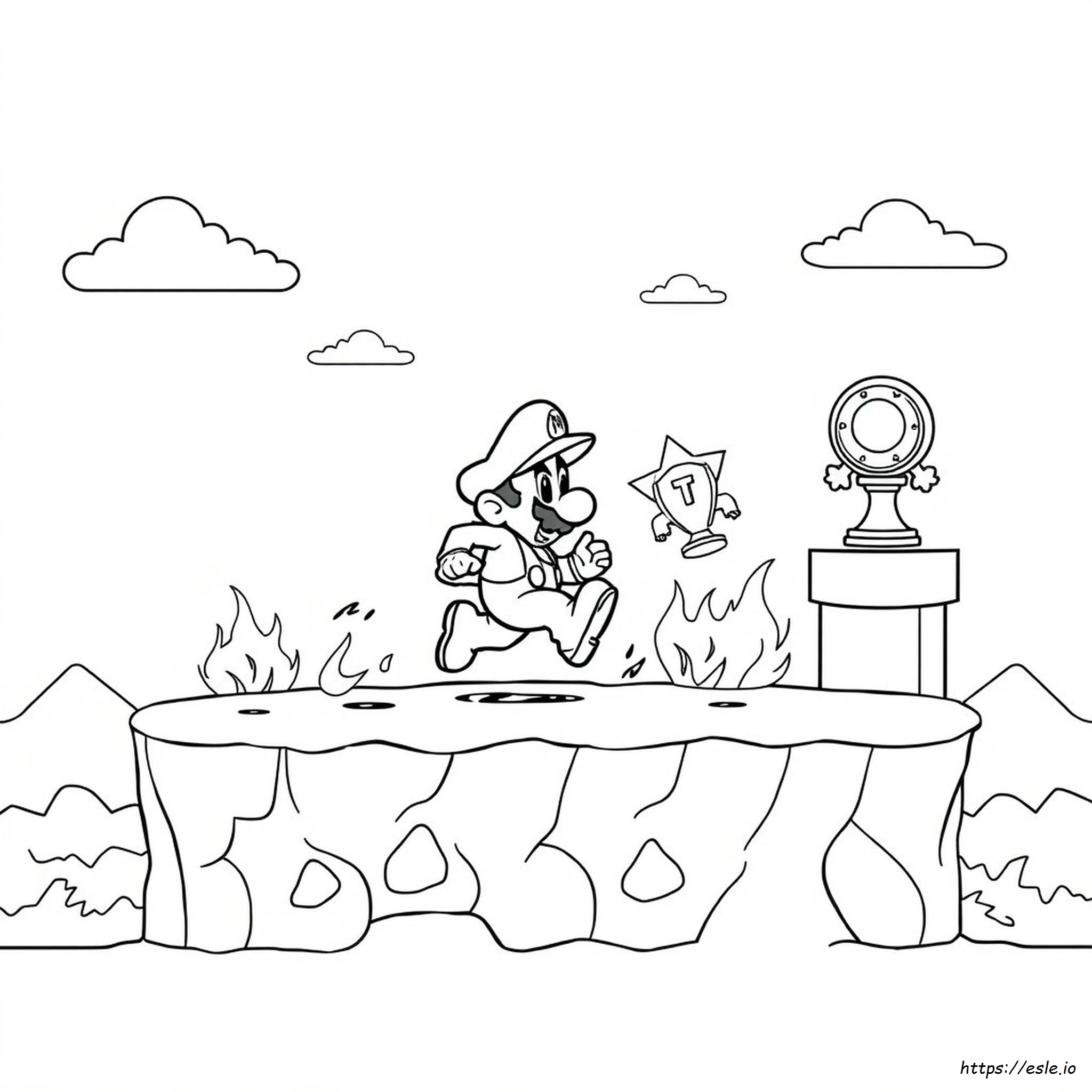 Mario Smash Bros Boyama Sayfaları