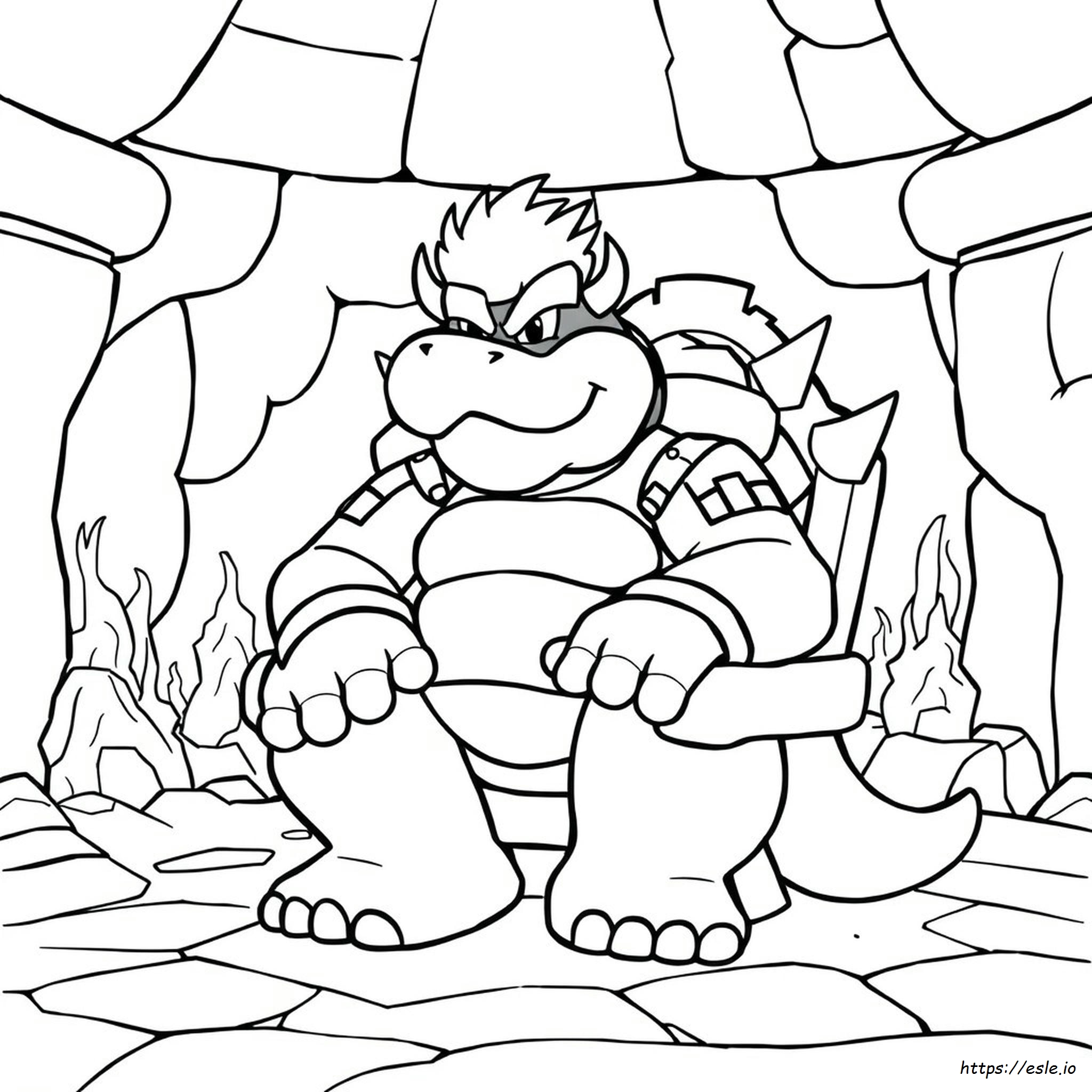 Bowser Kolorowanki Do Druku Za Darmo