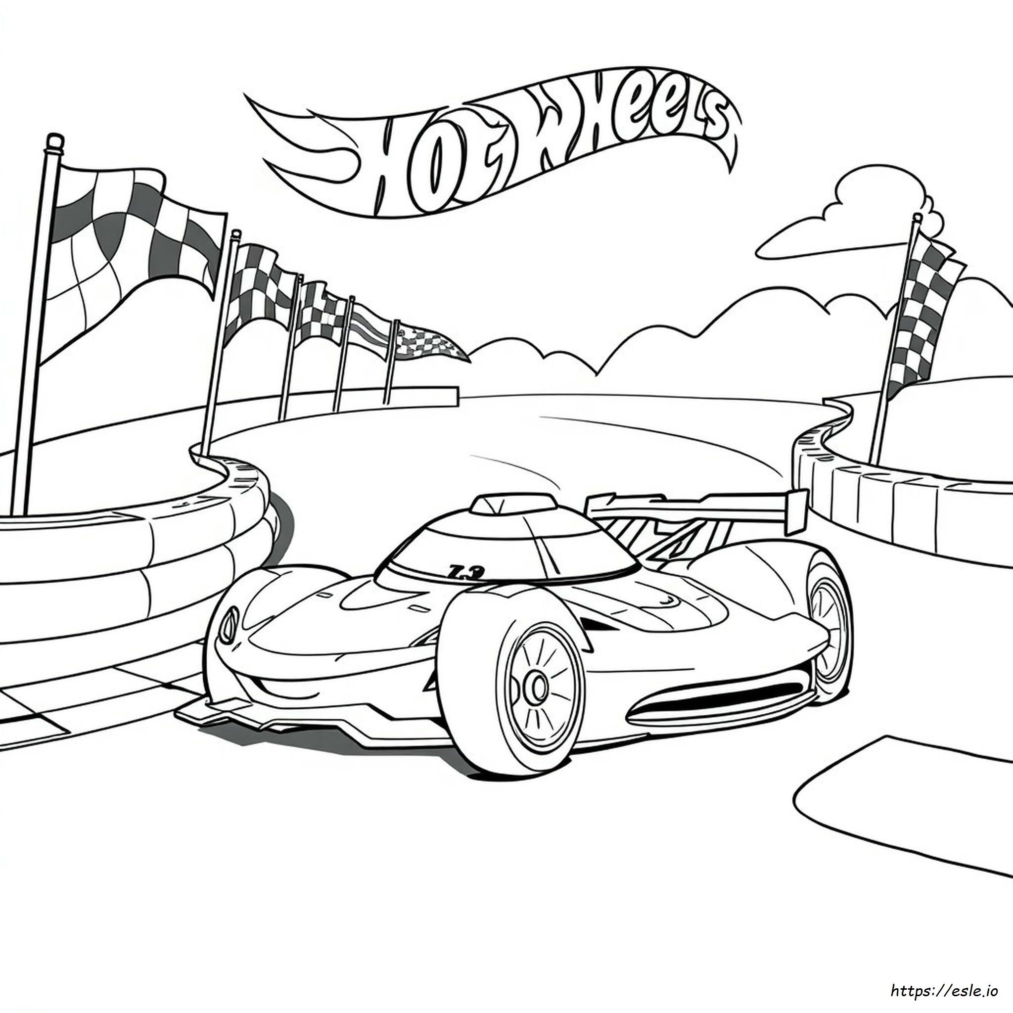Hot Wheels Kleurplaten kleurplaat