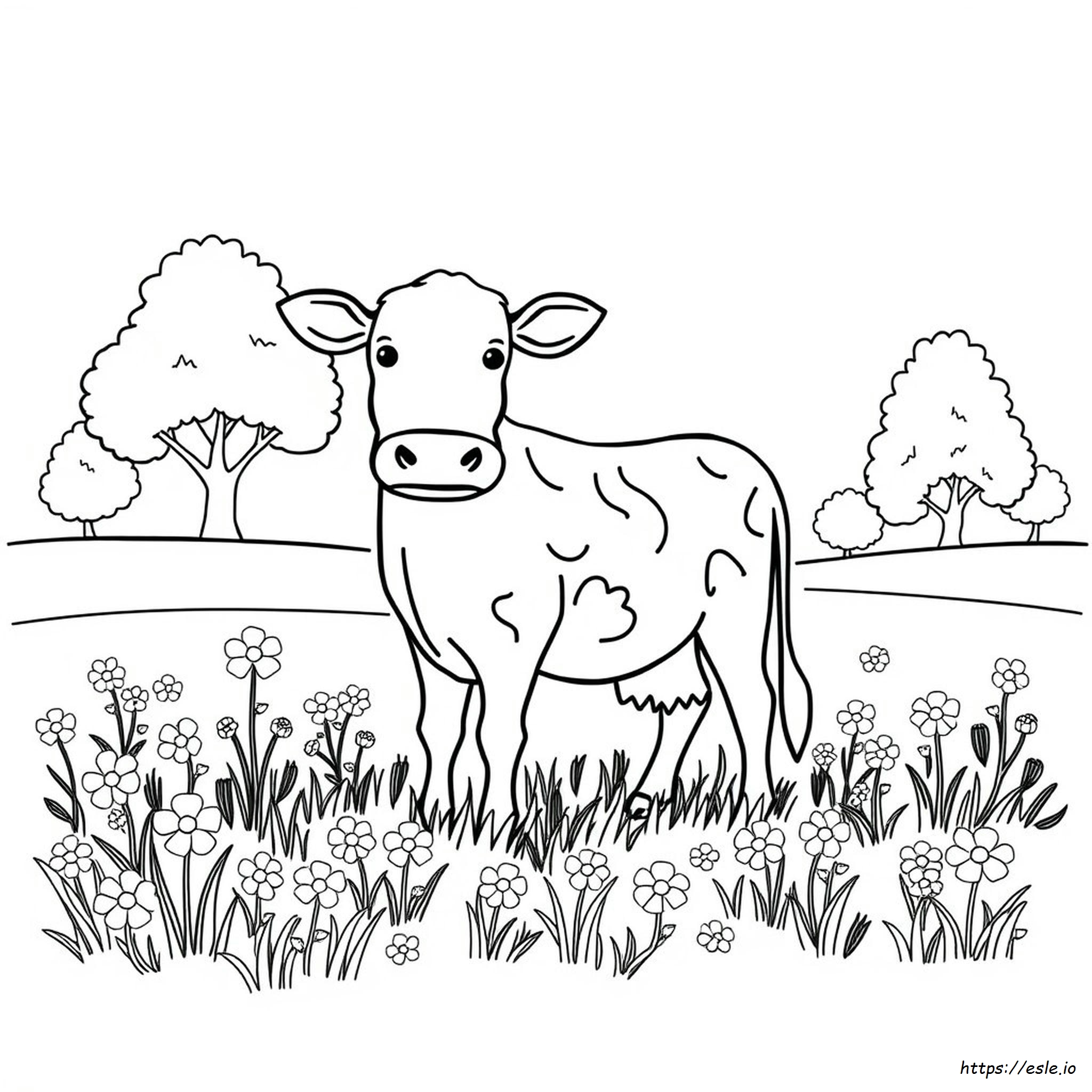 Printable Cow Coloring Pages For Adults