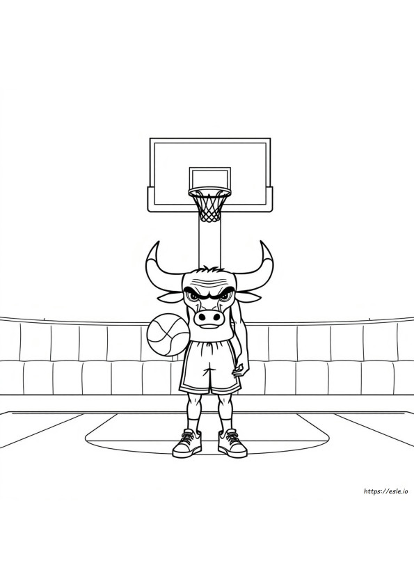 Coloriage Chicago Bulls