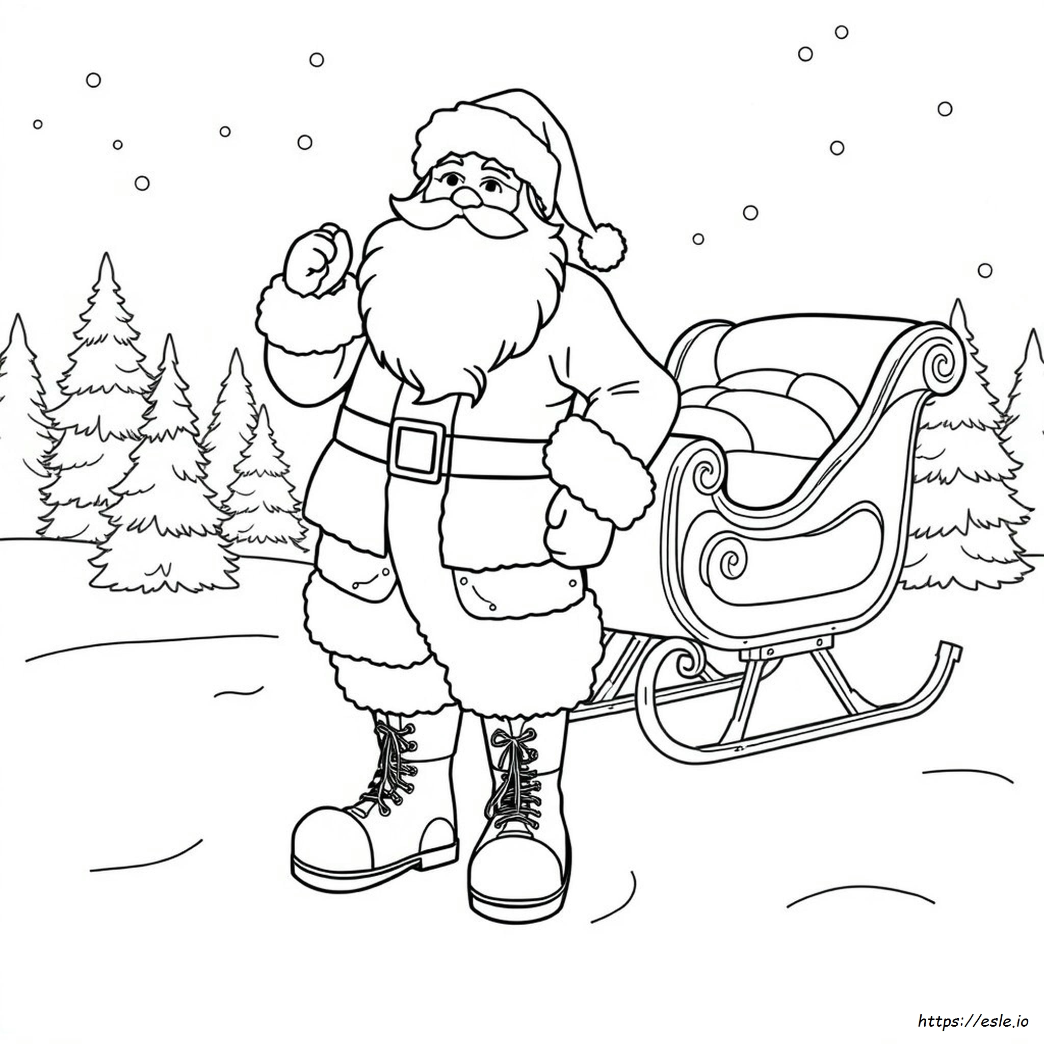 Kerstlaarzen Kleurplaat kleurplaat