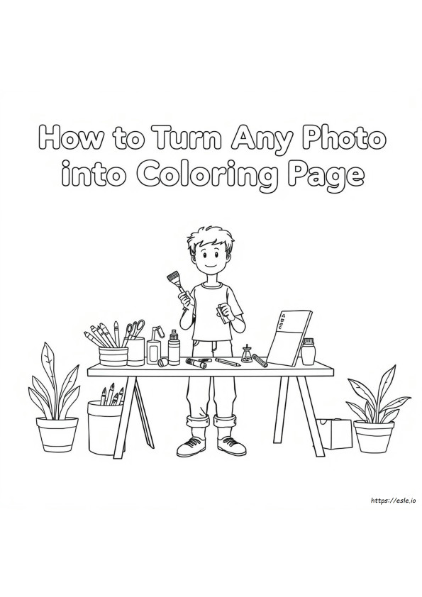 Comment Transformer Une Photo En Coloriage À Imprimer