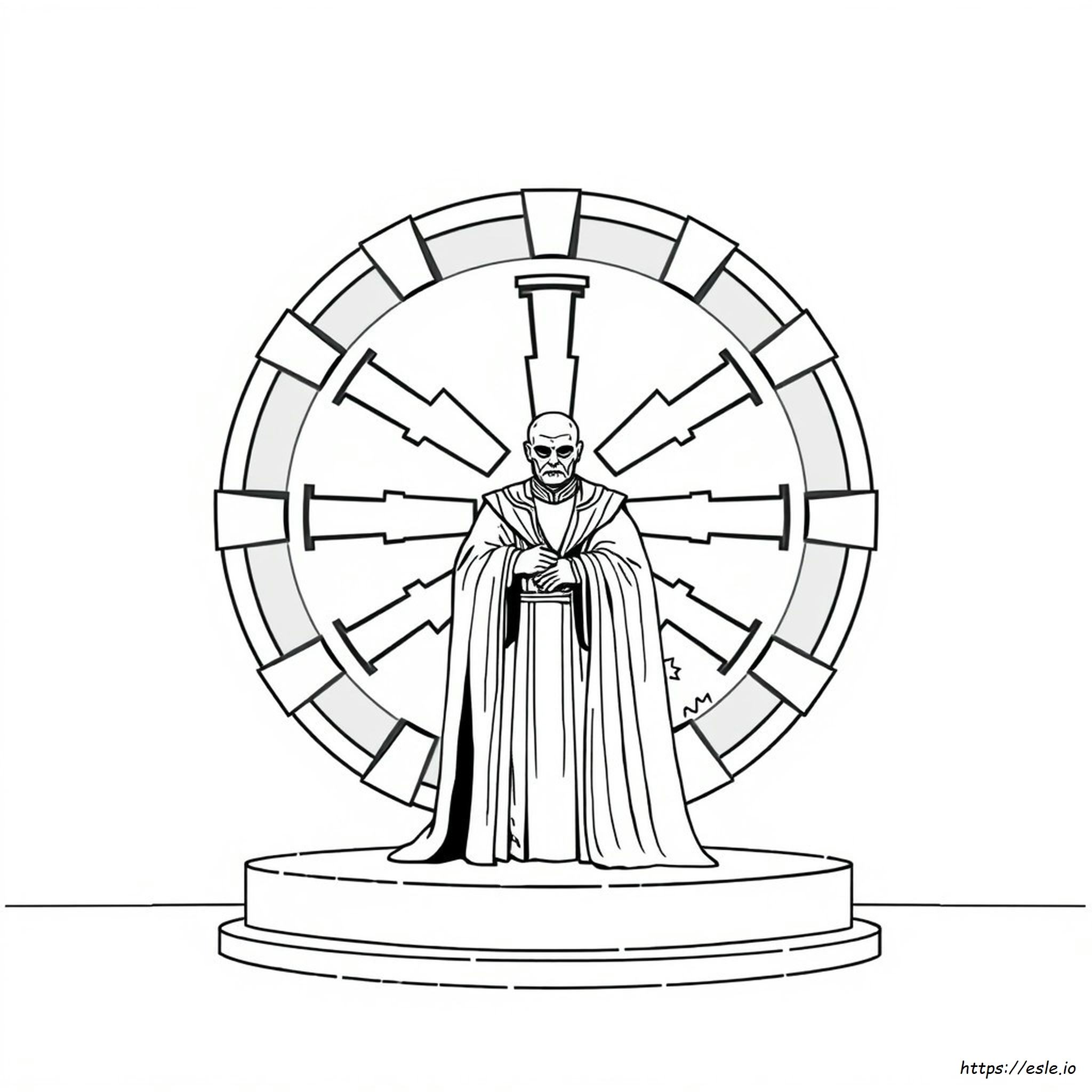 Palpatine Coloring Page