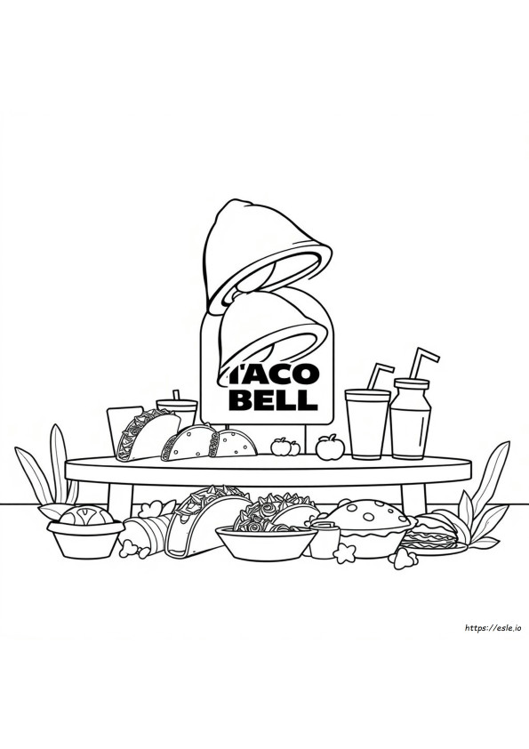 Coloriages Taco Bell