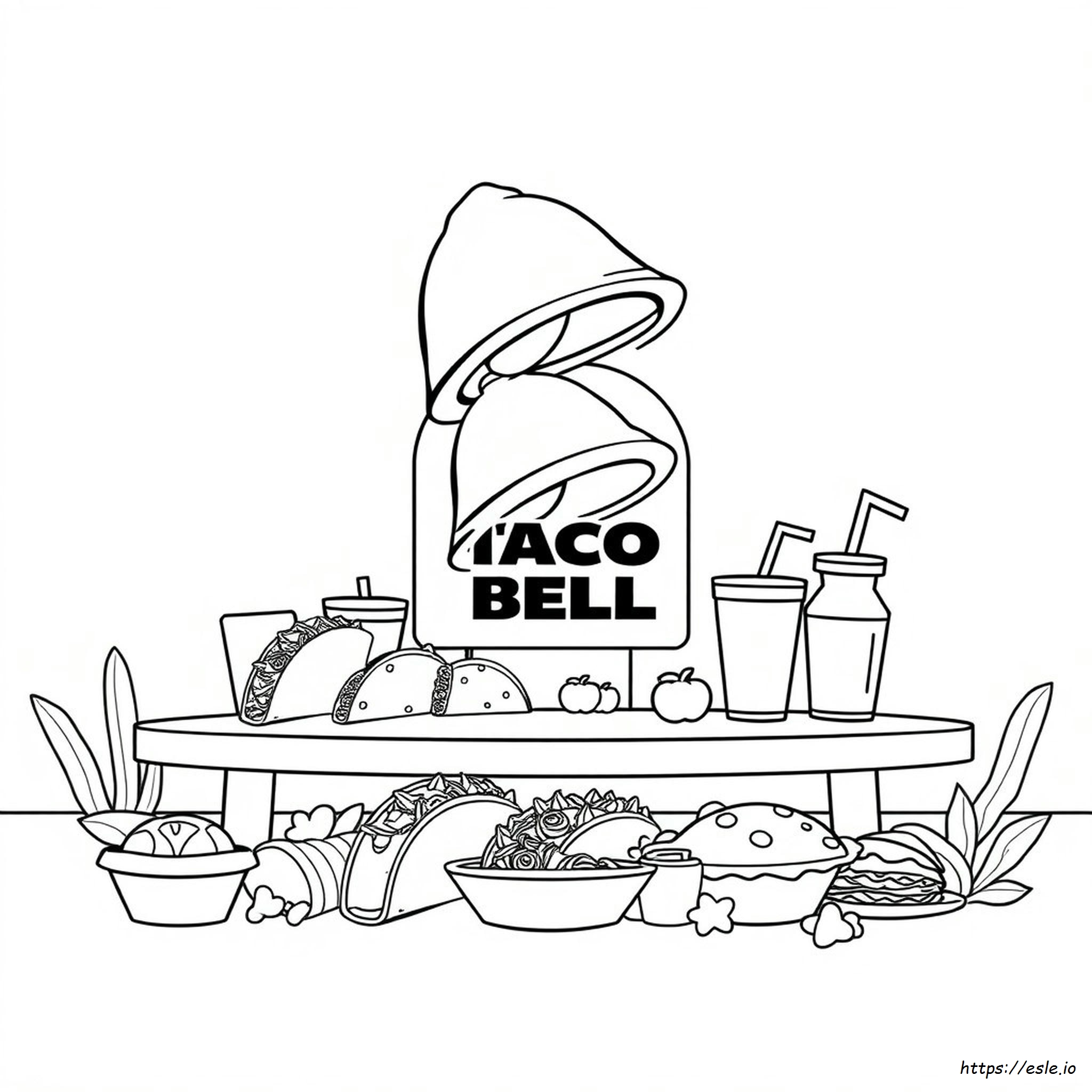 Taco Bell Kleurplaten kleurplaat
