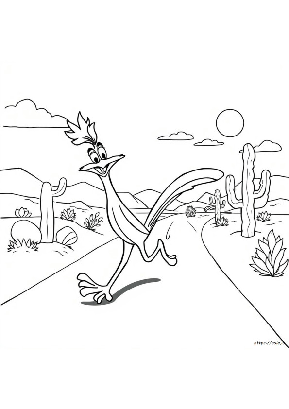 Road Runner Da Colorare