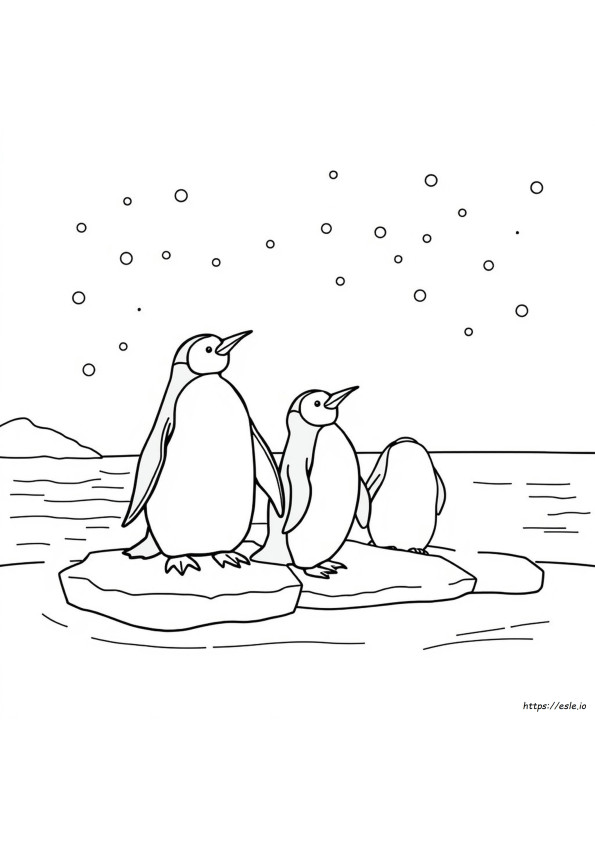 Penguin Coloring Pictures