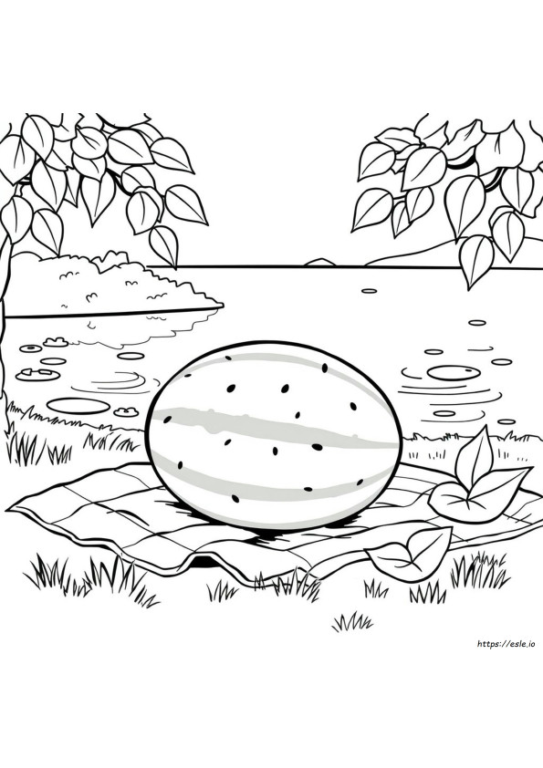 Water Melon Colouring