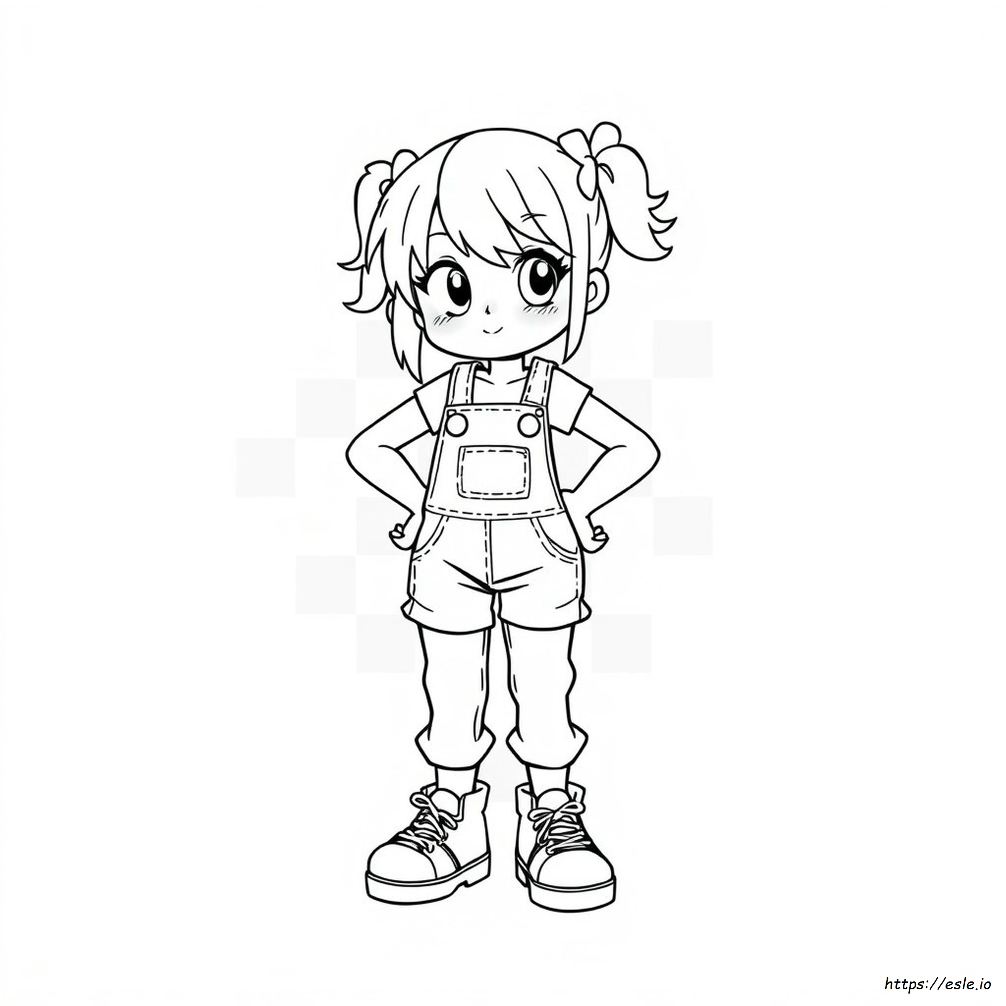 Gacha Club Tomboy Immagini Da Colorare