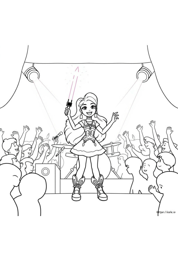 Iris Lolirock Színező Oldalak