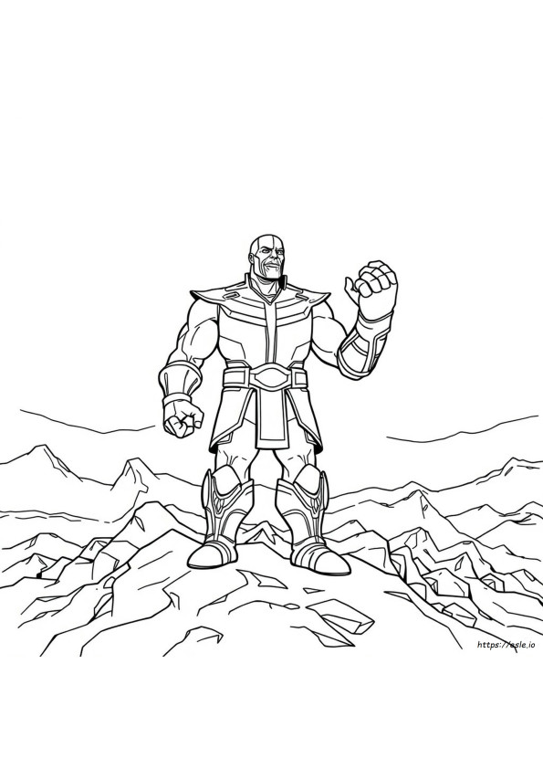 Thanos Coloring Pages