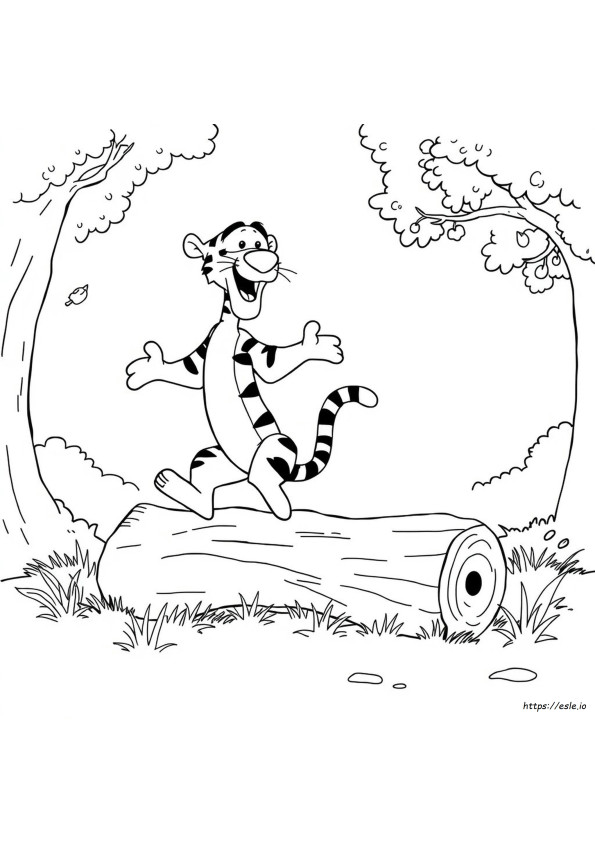 Kolorowanka Tigger