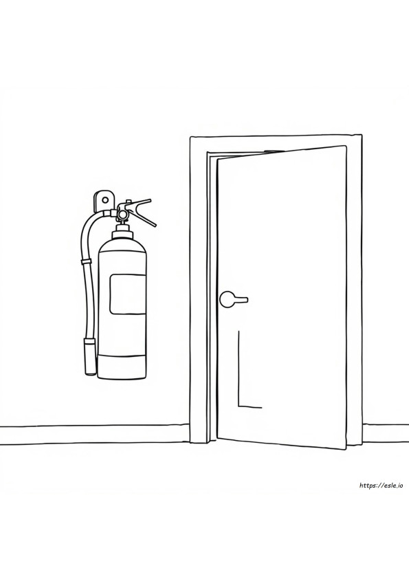 Fire Extinguisher Coloring