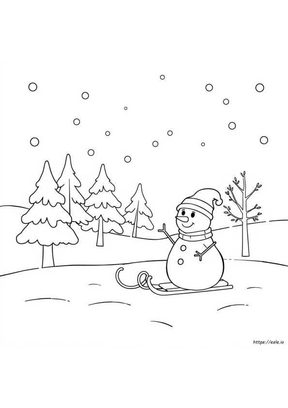 Coloriages D'hiver Gratuits À Imprimer Pour La Maternelle