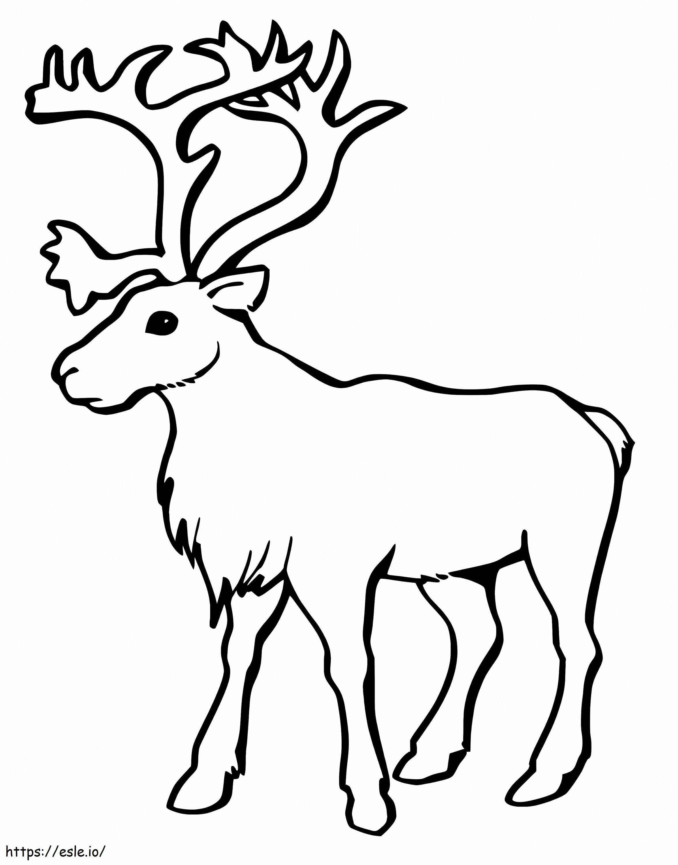 Red Deer 2 värityskuva