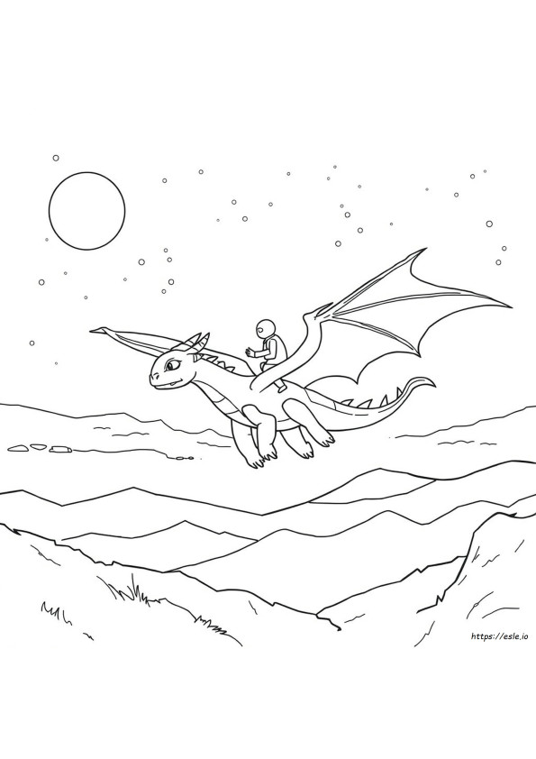 Cum Să Îți Dresezi Dragonul Pagini De Colorat Șoaptă A Morții