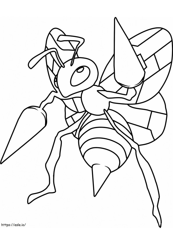 Beedrill 2 coloring page
