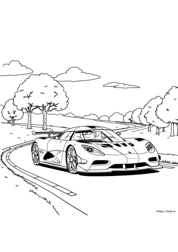 Koenigsegg Agera Rs Kolorowanki