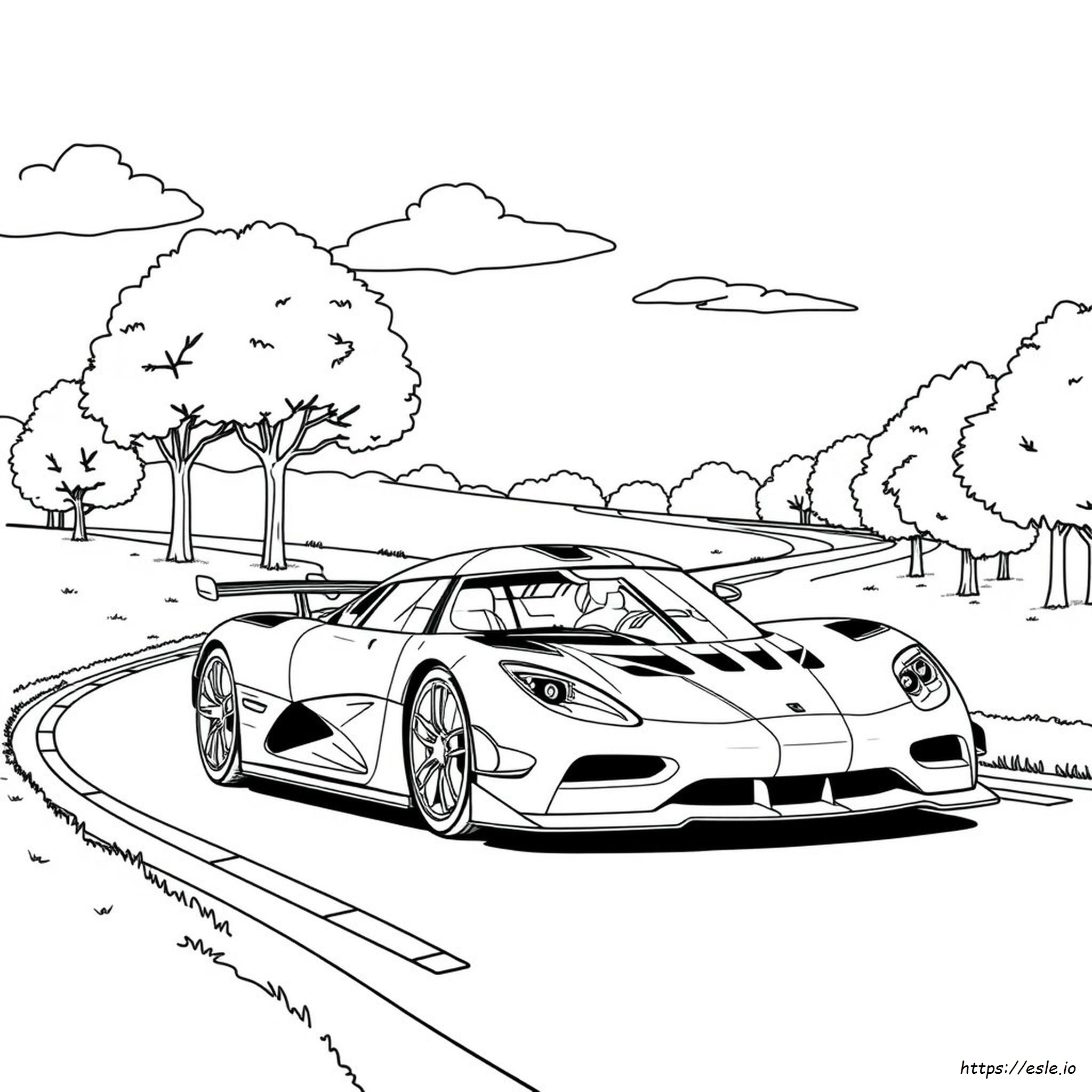 Koenigsegg Agera Rs Kolorowanki