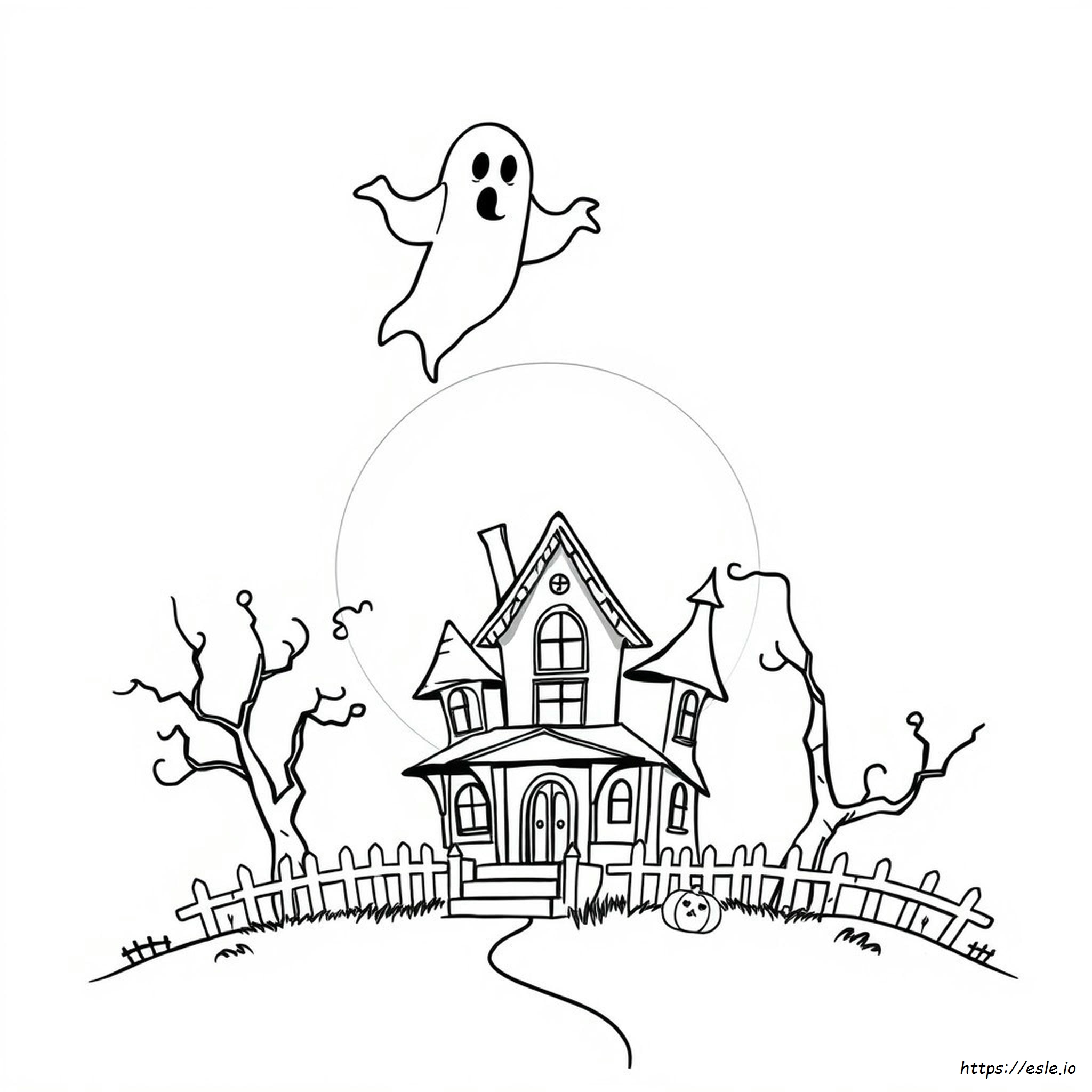 Griezelige Halloween Kleurplaten Gratis kleurplaat