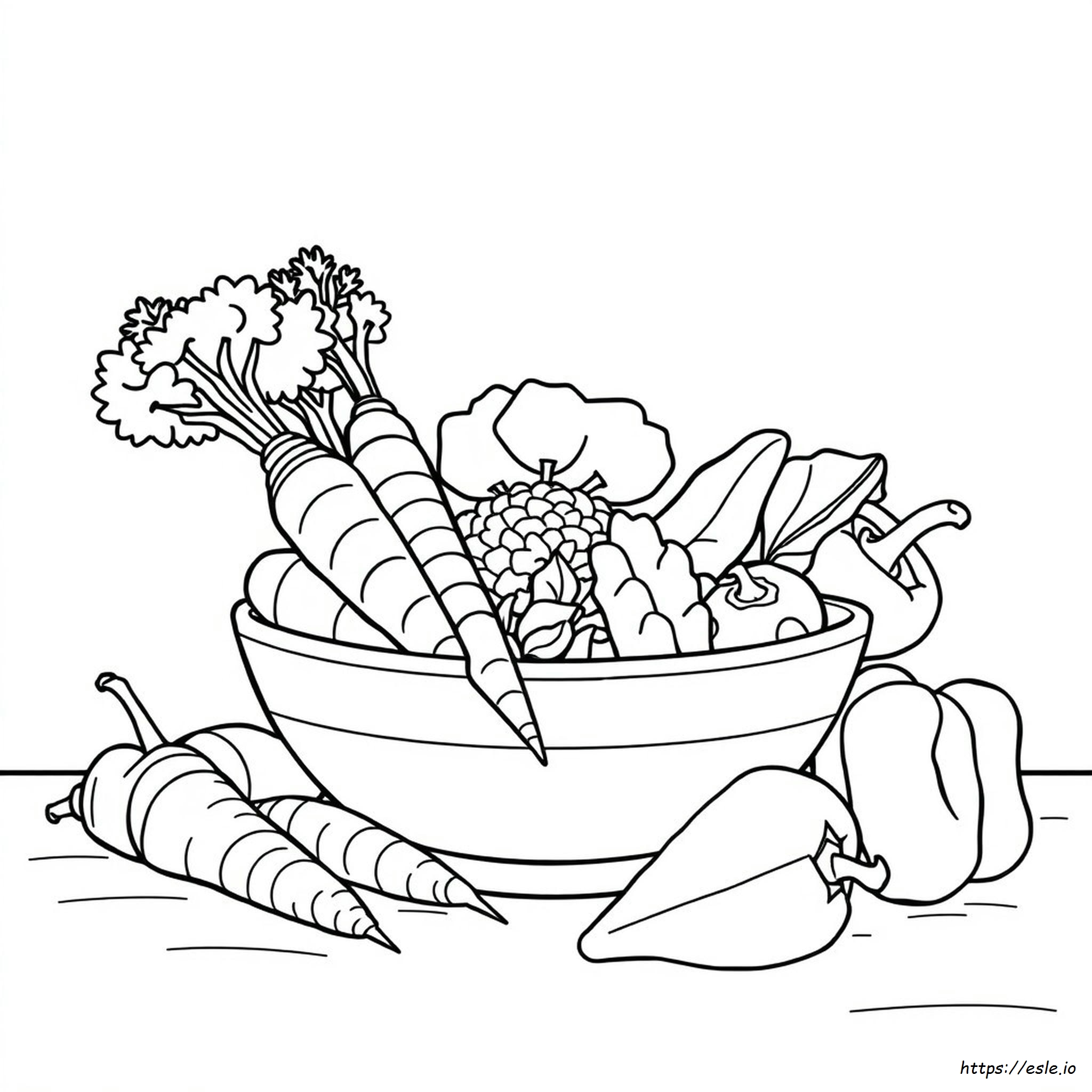 Vegetables Images For Coloring