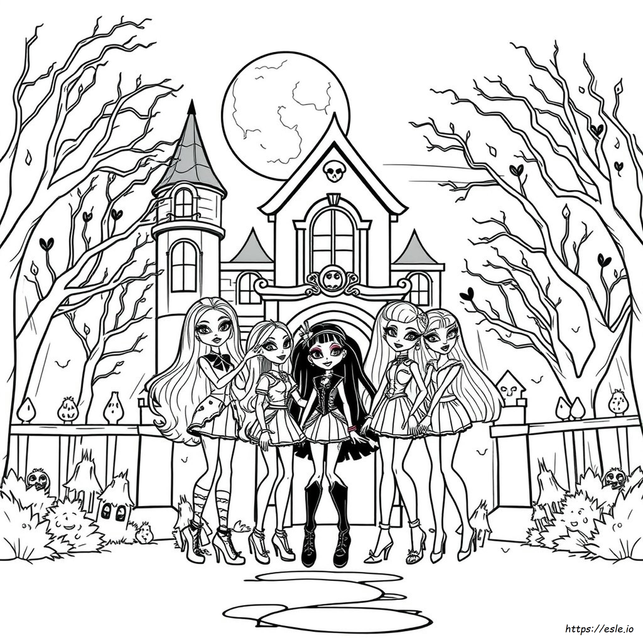 Disegni Da Colorare Delle Bambole Di Monster High