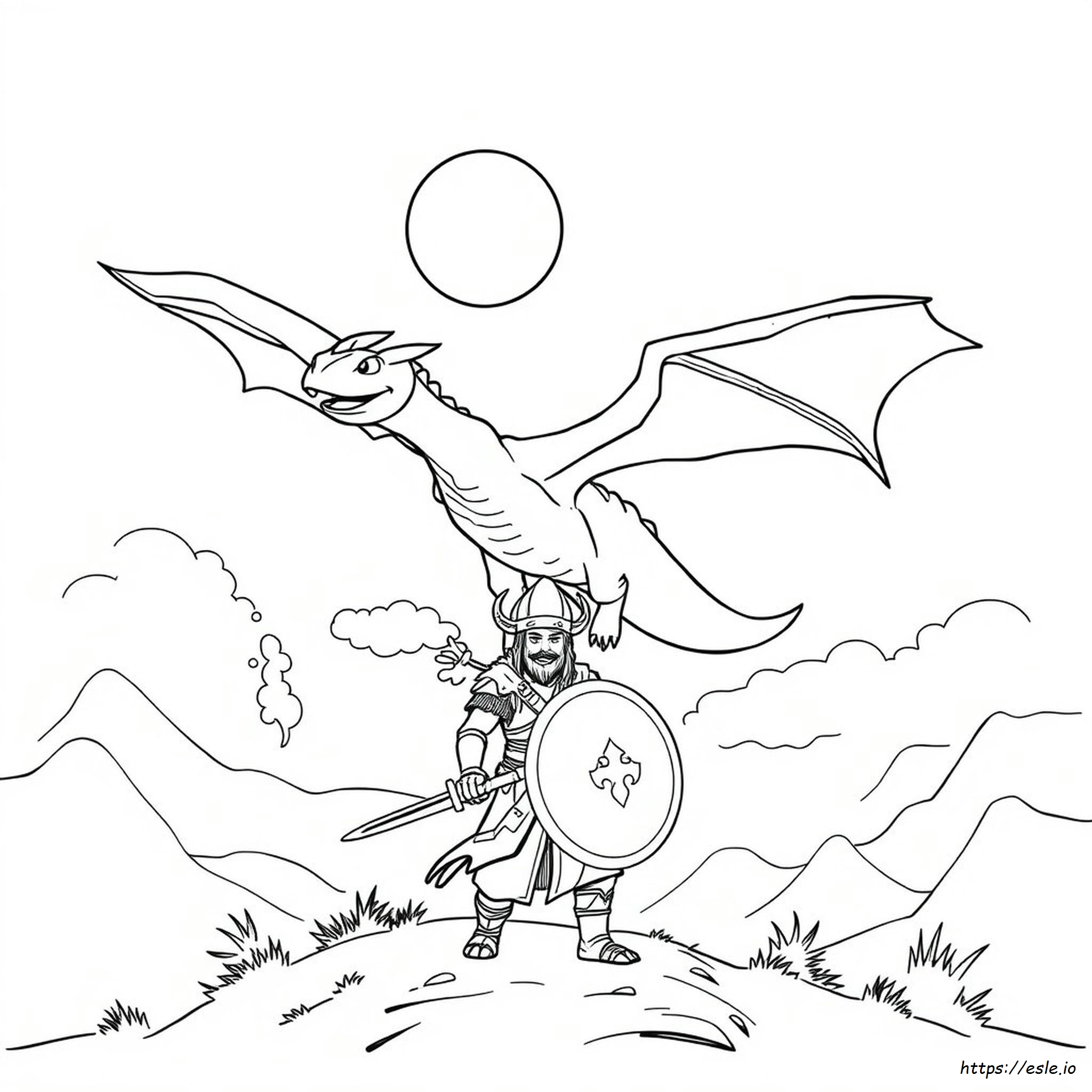 How To Train A Dragon Coloring Pages Free