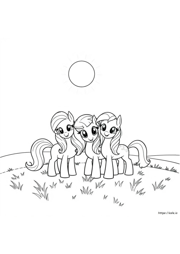 Disegni Da Colorare Da Stampare My Little Pony L'amicizia È Magica