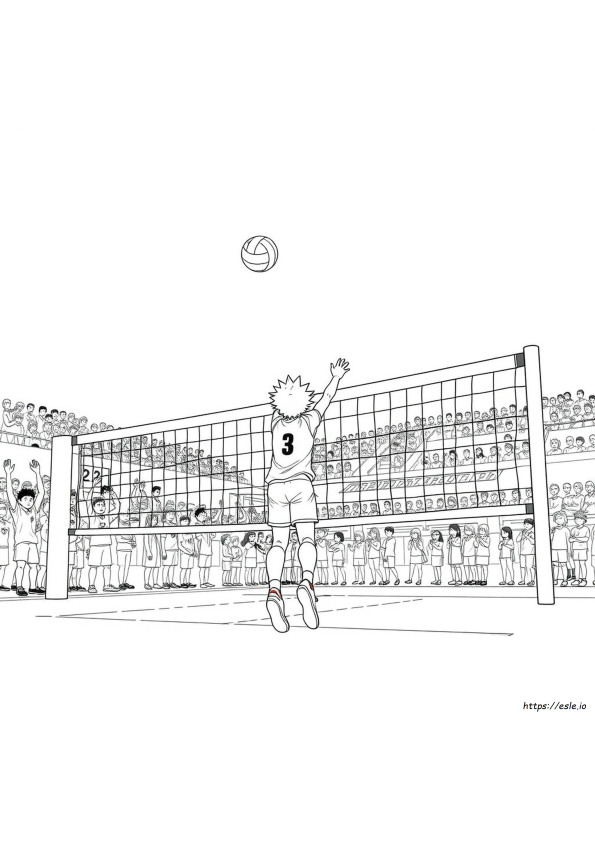 Kolorowanki Anime Haikyuu