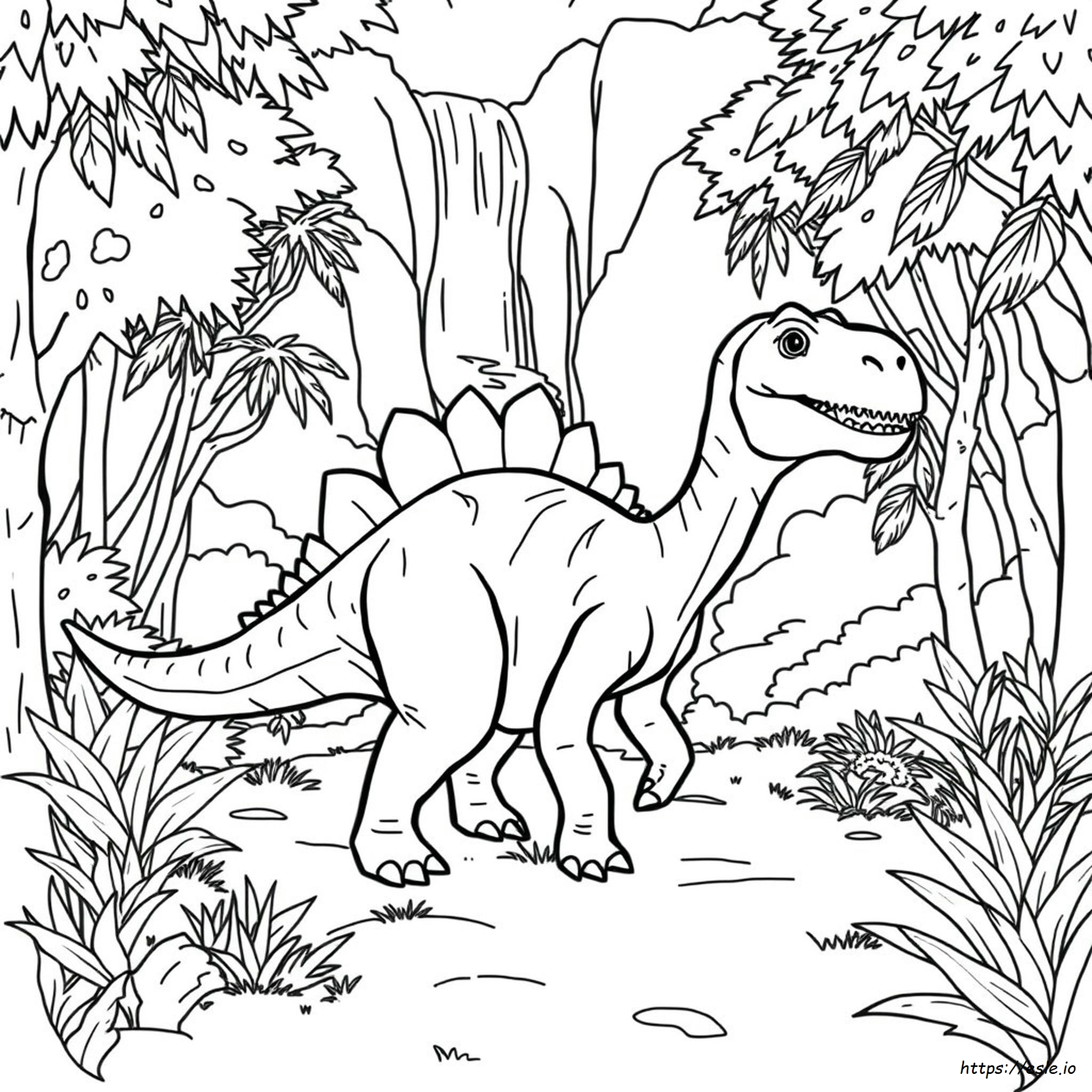 Dinosauro Da Colorare