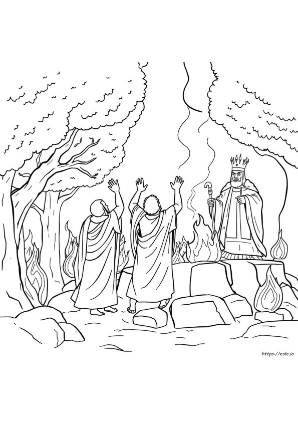 Szadrach, Meszach I Abed-Nego Kolorowanka