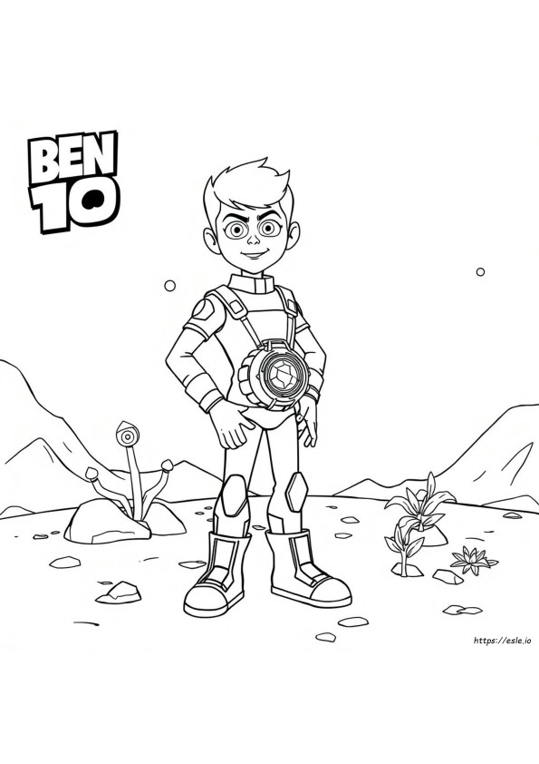 Ben 10 Omnitrix Para Colorear