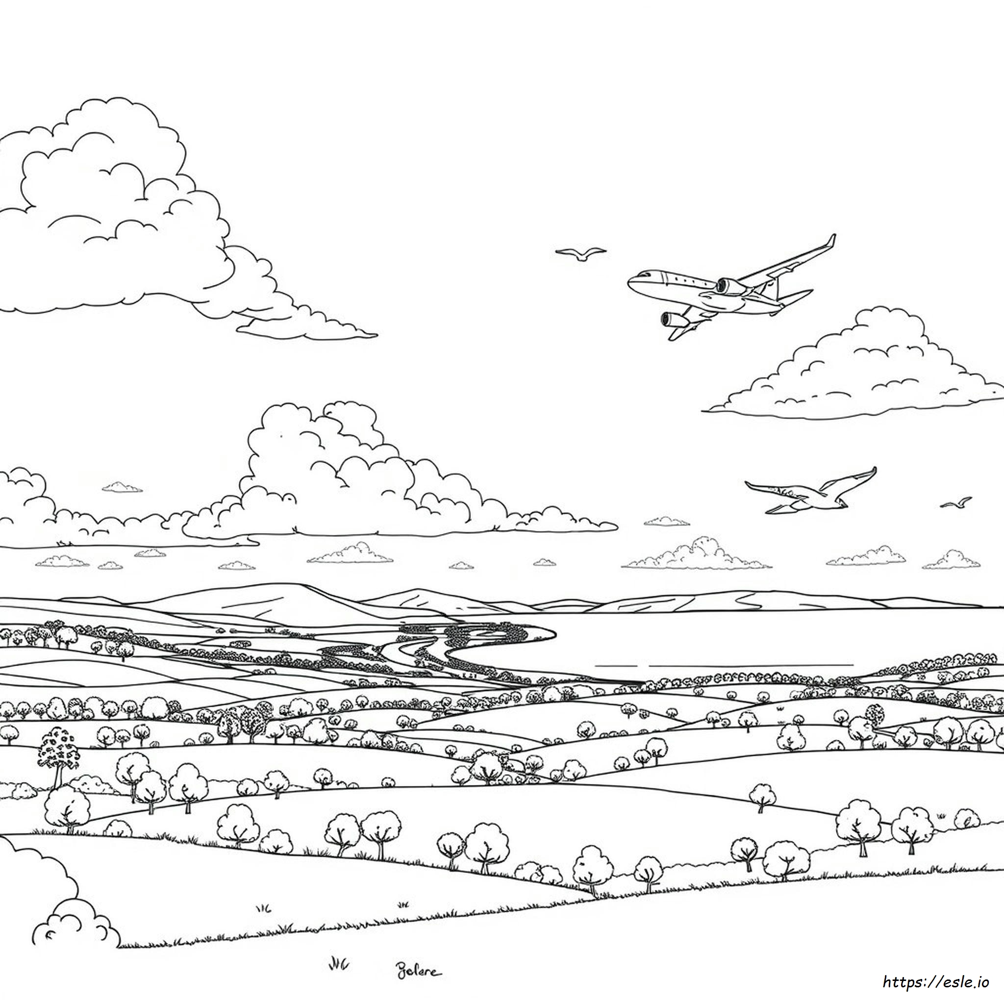 Coloriage Avion À Réaction