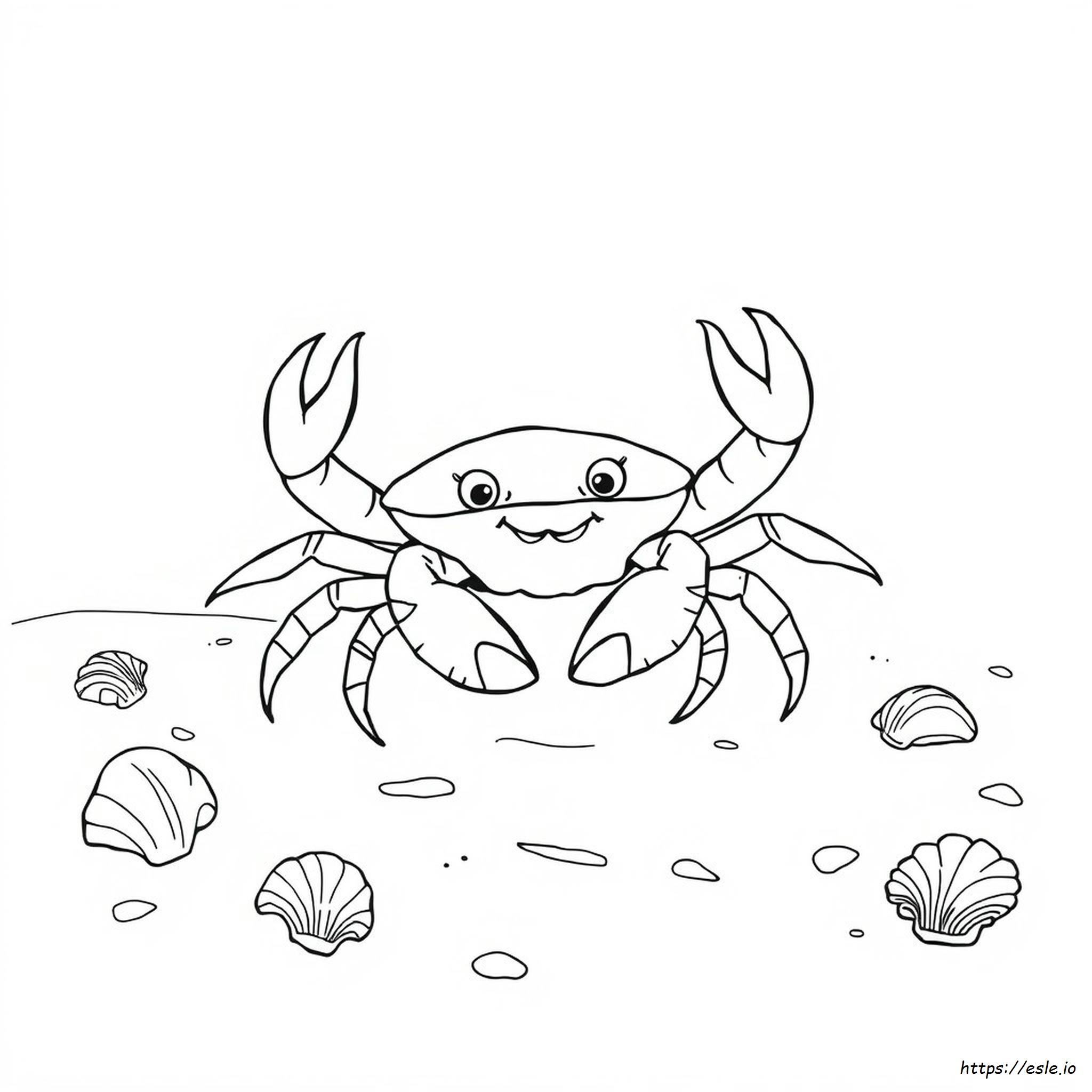 Adult Coloring Pages Crab