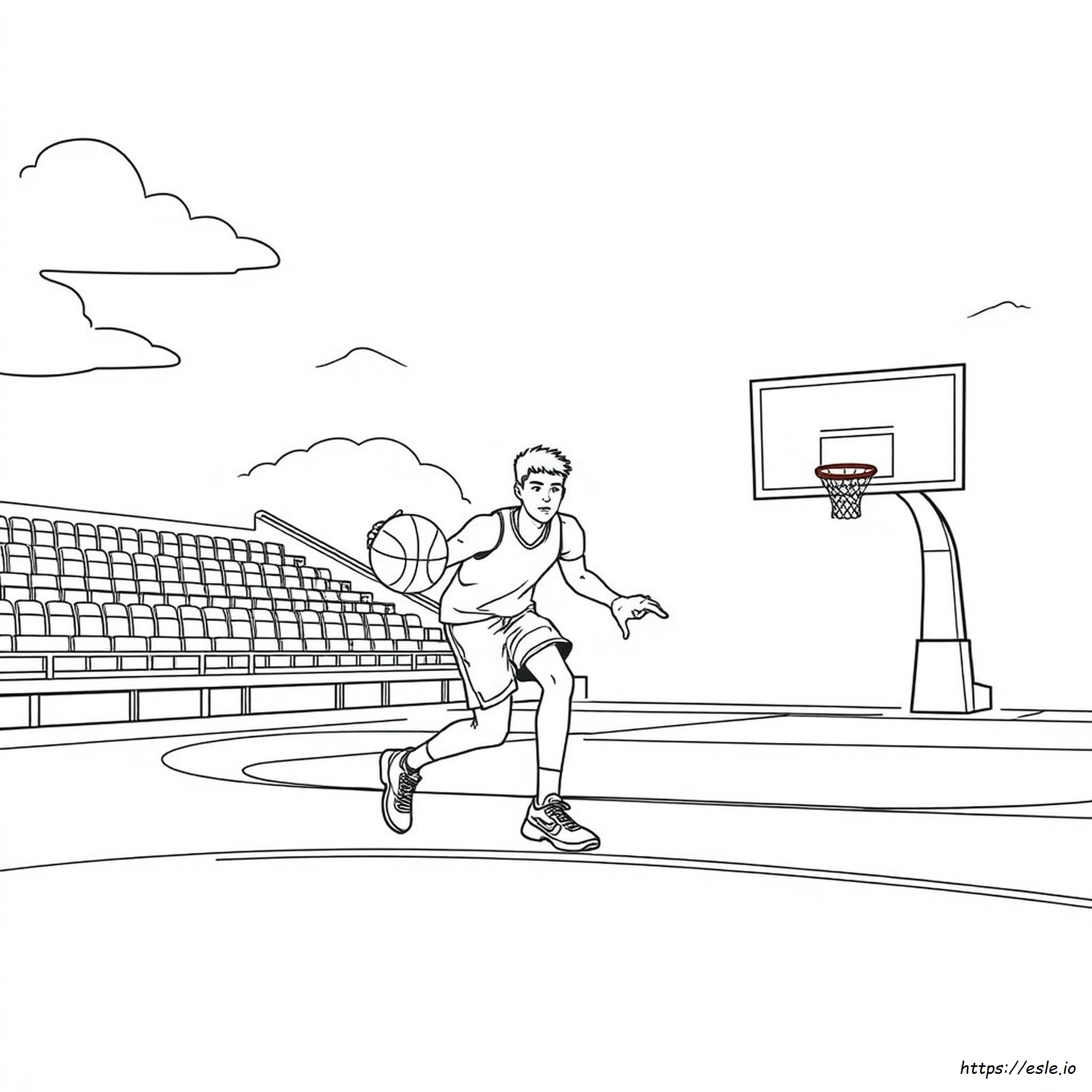 Realistische Sport Kleurplaten kleurplaat