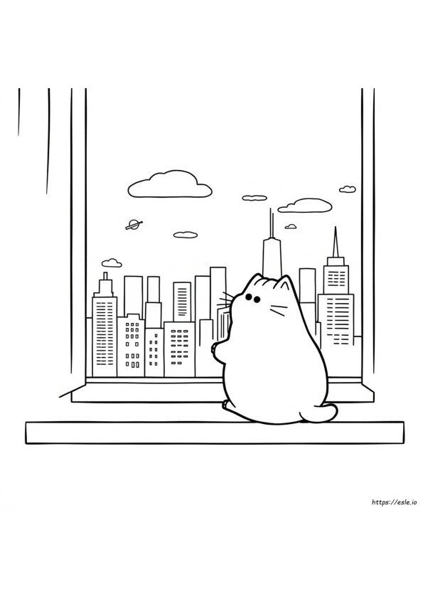Buku Mewarnai Pusheen