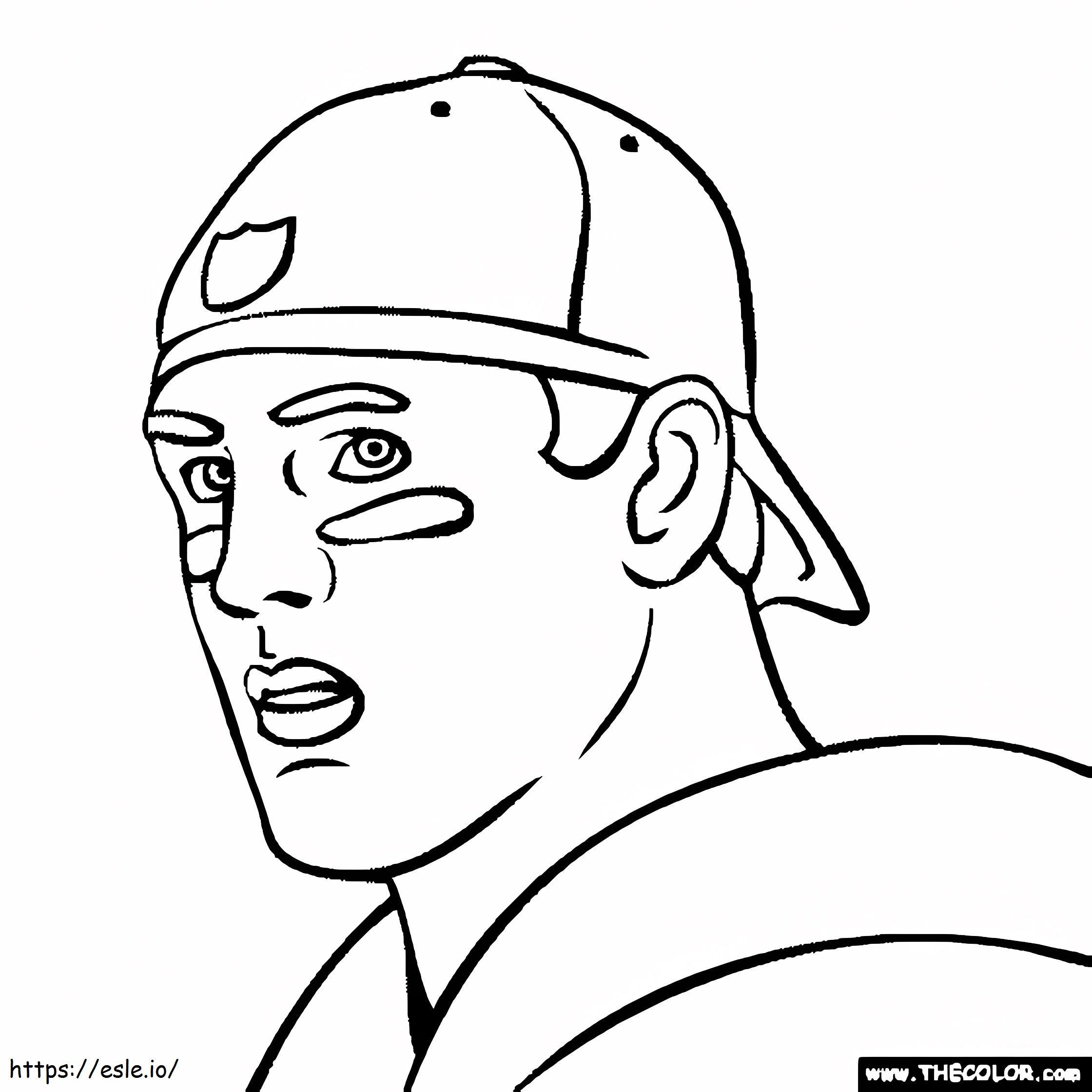 Handsome Jake Paul coloring page